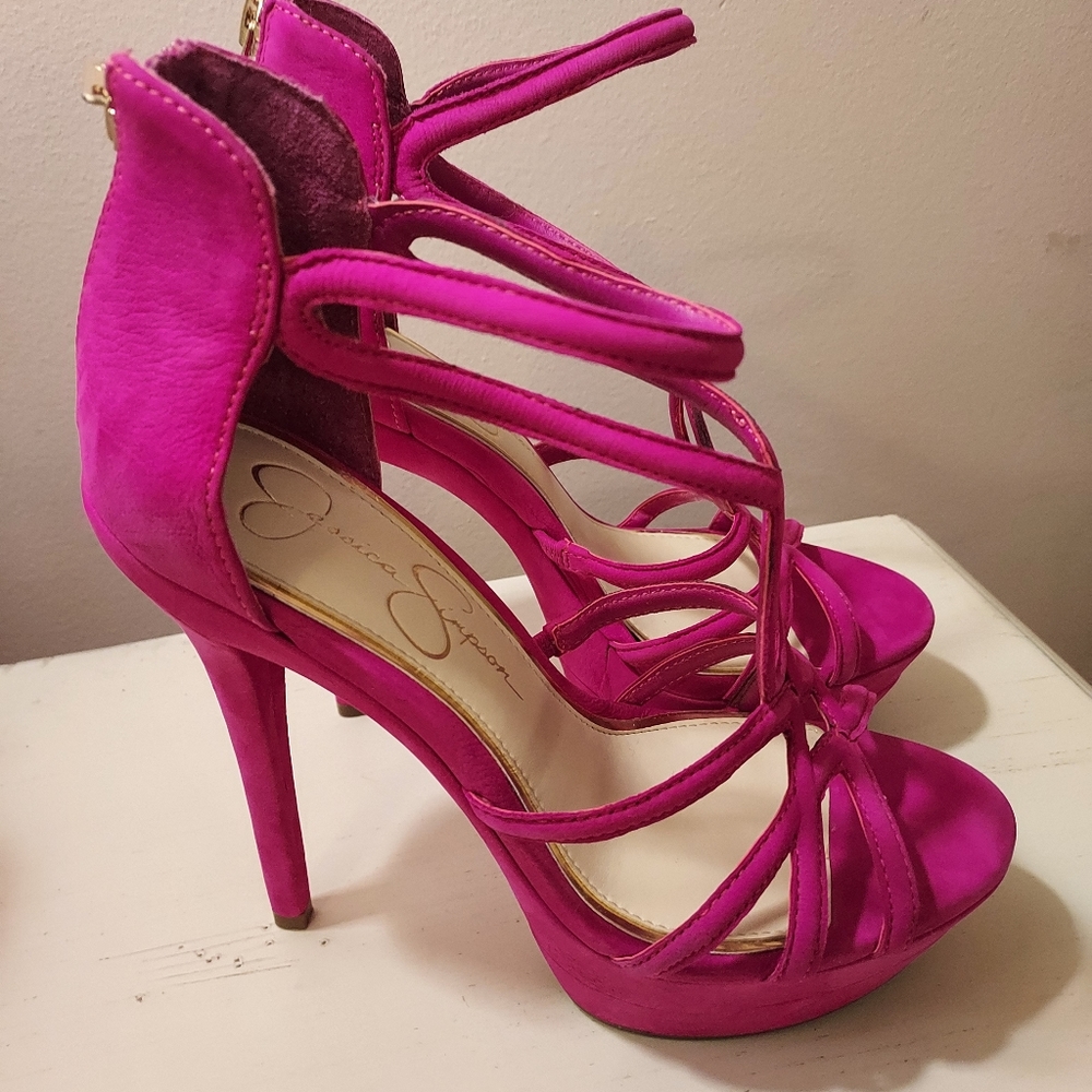 Jessica Simpson platform heels